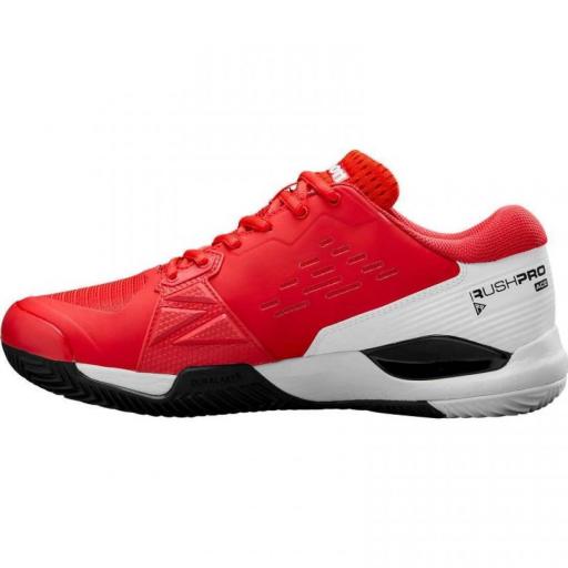 Zapatillas Wilson Rush Pro Ace Clay - Infrared Black White 2025 [2]