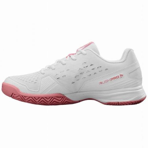 Zapatillas Wilson Rush Pro Junior (White/Mauveglow) [2]