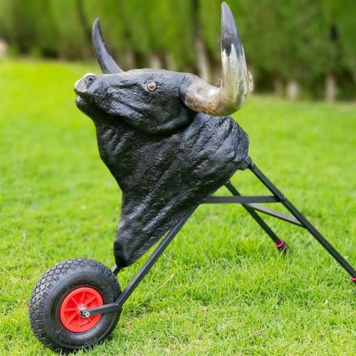 CARRETON DE TORO GRANDE CARDENO, NEGRO .