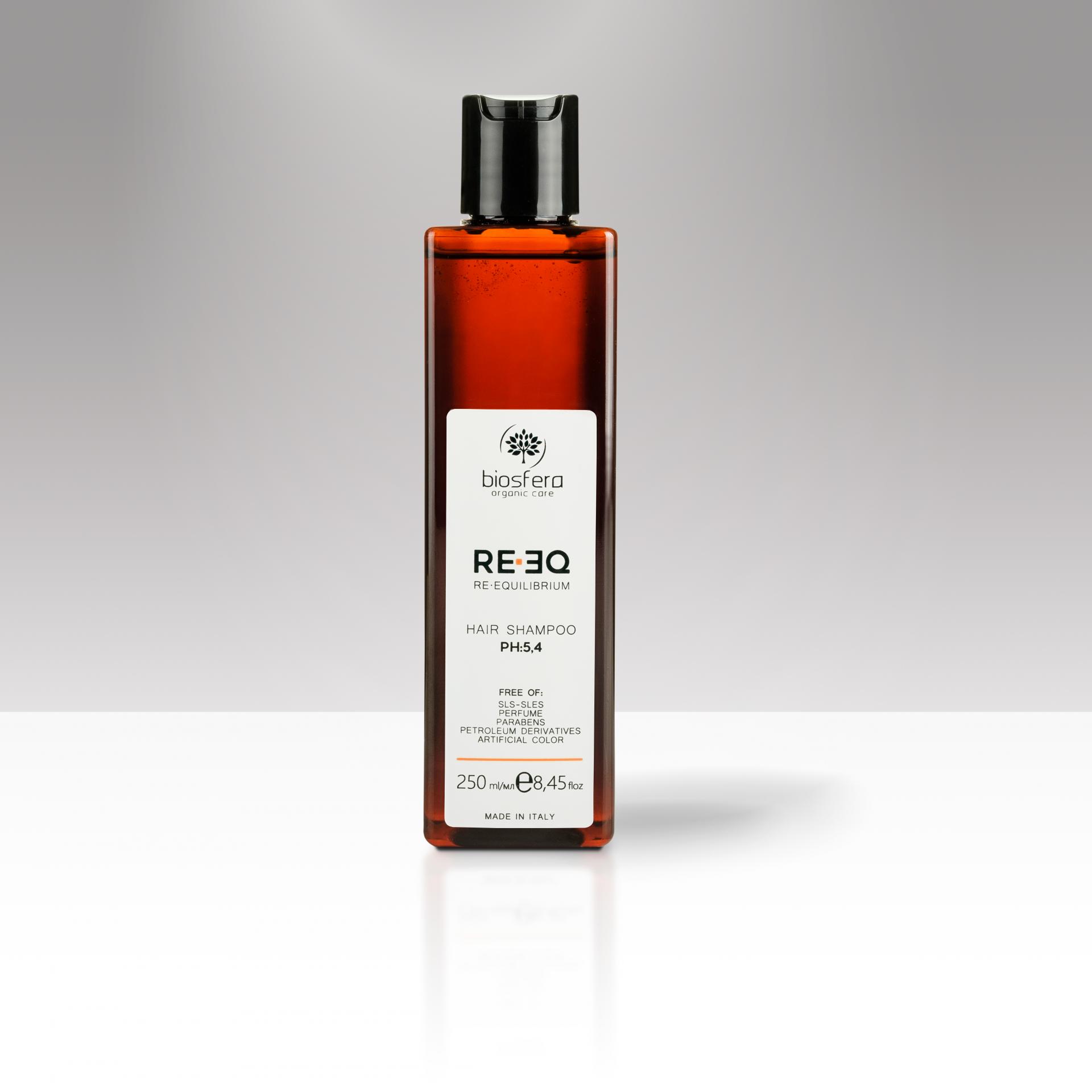 HAIR SHAMPOO ENERGIZANTE con aceites esenciales de eucalipto y canela. 250 ml.