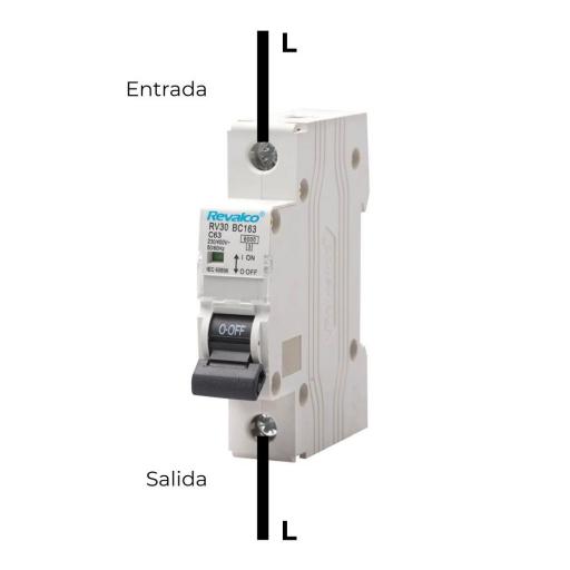 Magnetotermico revalco 1 polo 6a c 6ka resid/terciario [1]