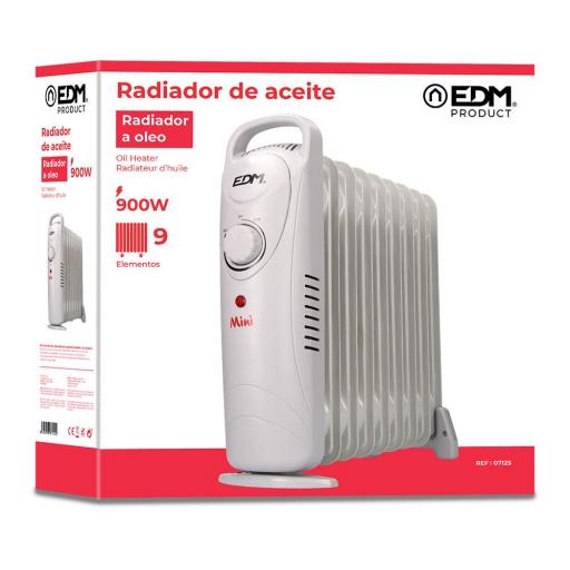 Radiador de aceite modelo junior 900w (9 elementos) edm [1]