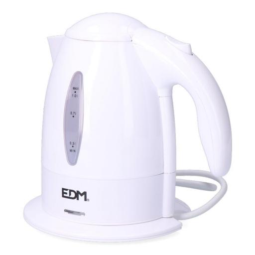 Hervidor de liquidos electrico "kettle" 2200w 1l edm [1]