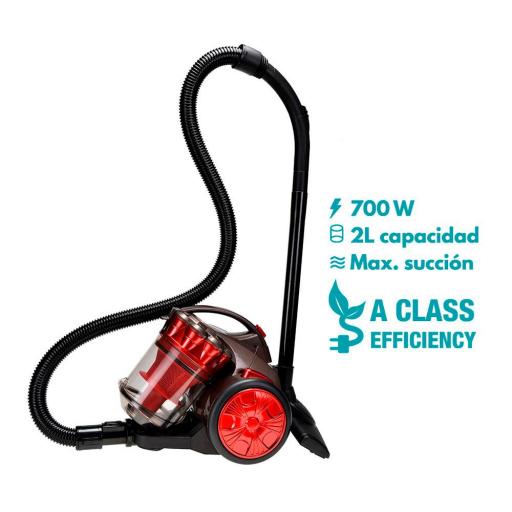 Aspirador multiciclonico clase "a" 700w 2 l. edm [1]