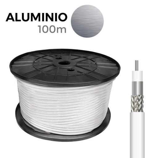 Cable coaxial apantallado aluminio edm euro/m [0]