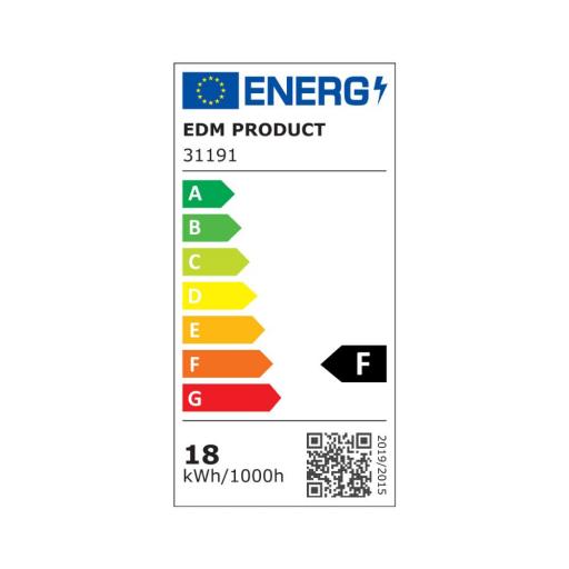 Tubo led t8 18w 2000lm 6500k luz fria (eq.36w) ø2,6x120cm edm [1]