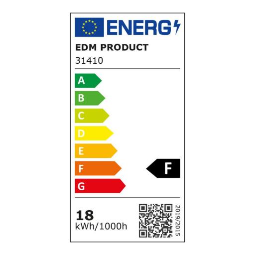 Regleta estanca led ip65 18w 1500lm 6500k luz fria 5,9x59x6,6cm edm [1]