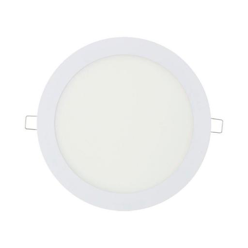 Downlight led empotrable redondo 20w luz dia 4000k 1500lm blanco ø22,5cm edm [1]