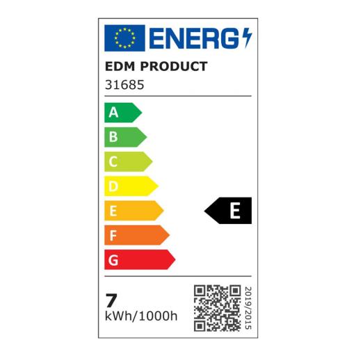 Regleta electronica led 7w 600lm 6400k luz fria 3,6x50,5x3cm edm [1]