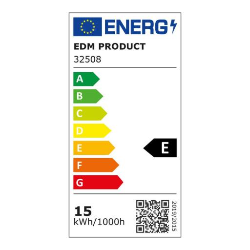 Aplique de superficie led con sensor ip20 15w 4000k luz dia ø29x6cm edm [1]