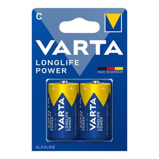 Pila varta alkalina longlife power c - lr14 (blister 2 unid.) ø26,2x50mm [0]