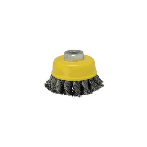 Cepillo copa de alambre trenzadoø60mm fhr60 mota [0]