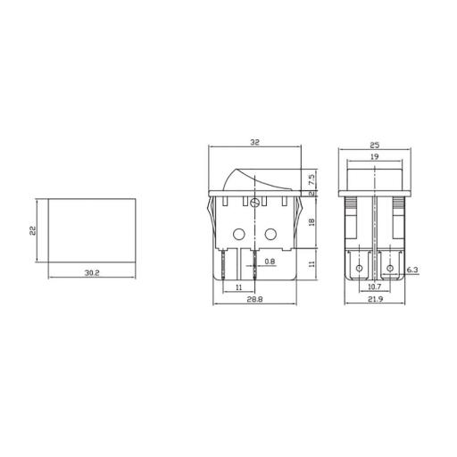 Interruptor bipolar 15a 250v verde [1]