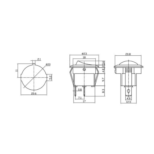 Interruptor de balancin 6,5a 250v [1]