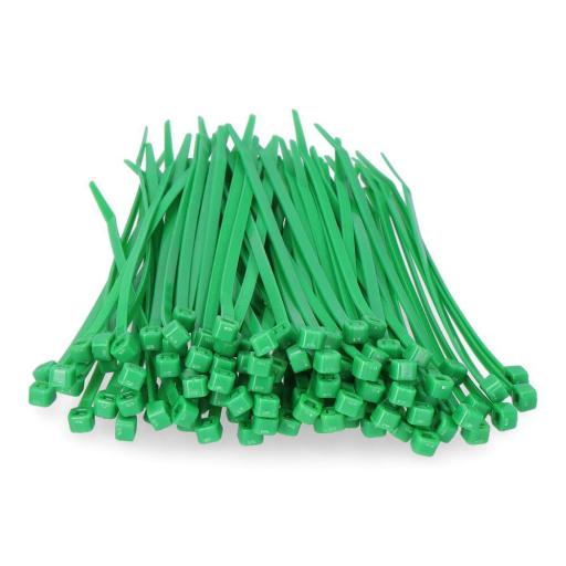 Bridas verdes 150x3,5mm (bolsa 100 unid.) nylon alta calidad [2]