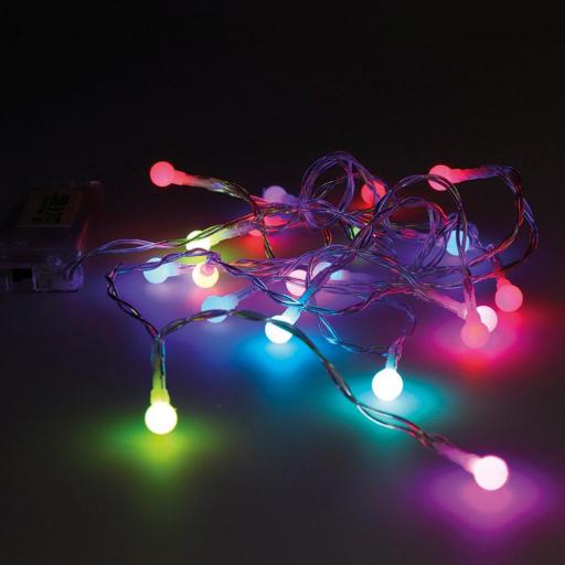 Guirnalda a pilas rgb 10 leds esferica 8mm luz multicolor 1,3m [0]