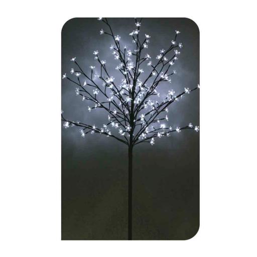 Arbol 3d sakura 150cm 200 leds blanco frio ip44 edm [0]