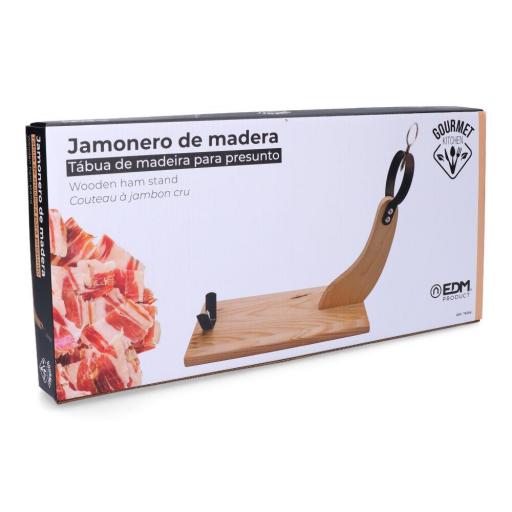 Jamonero de madera de pino claro edm [3]