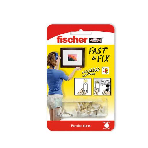 Colgador basico fast&fix (blister 12 unid.) 534843 fischer [1]