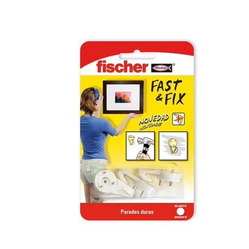 Colgador 3 puntas fast&fix (blister 4 unid.) 534844 fischer [1]