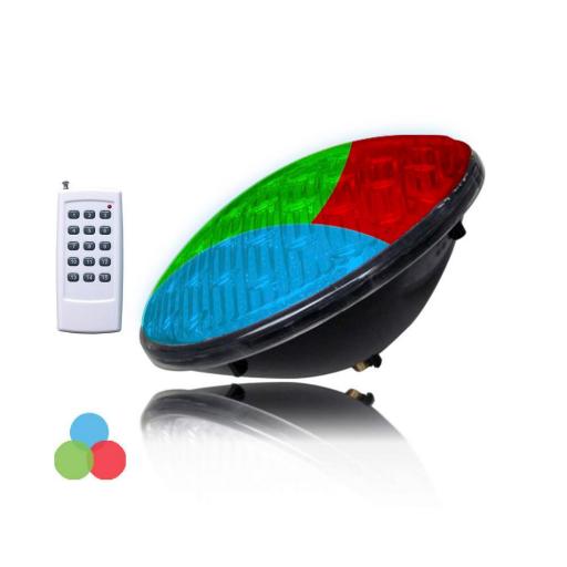 Bombilla piscina led par56 9w 500lm rgb multicolor ip68 ø17,6x6cm edm [0]