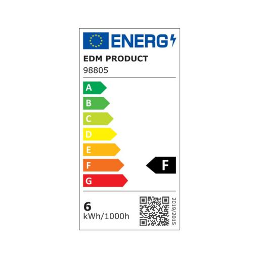 Linestra led 1 casquillo s14d 7w 500lm 2700k luz calida ø3x30cm edm [1]