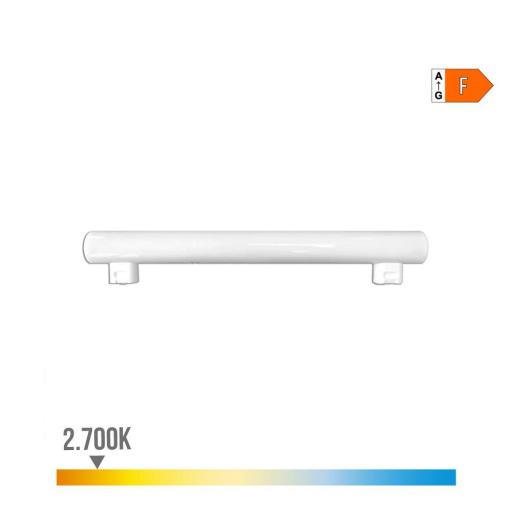 Linestra led 2 casquillos s14s 7w 500lm 2700k luz calida ø3x30cm edm [0]