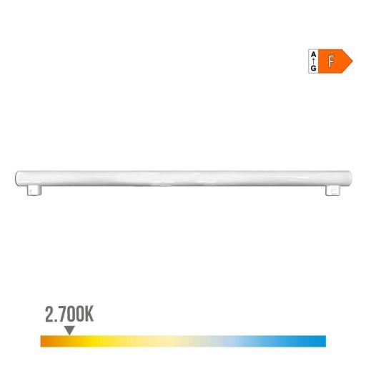 Linestra led 2 casquillos s14s 18w 1450lm 2700k luz calida ø3x100cm edm