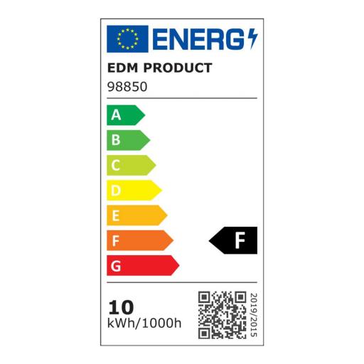 Bombilla standard led "12v" ac/dc e27 10w 810lm 3200k luz calida ø5,9x11cm edm [1]