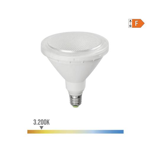 Bombilla par38 led e27 15w 1200lm 3200k luz calida ip64 ø12x13,8cm edm