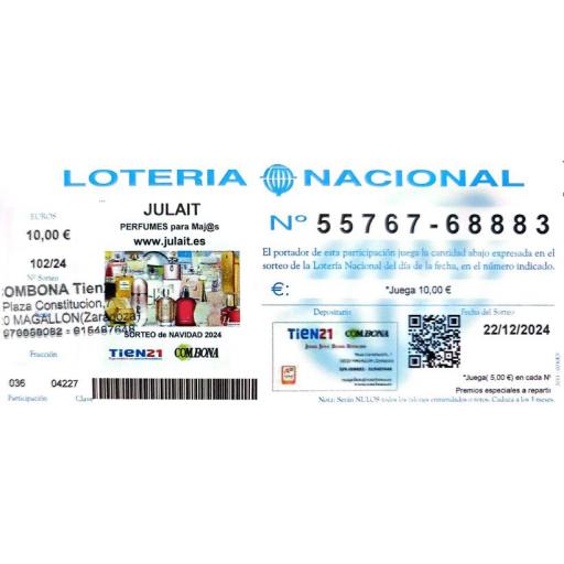 LOTERIA JULAIT COMBONA