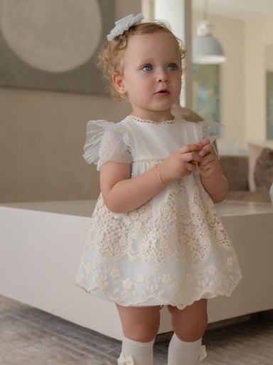 Miranda vestido Bebe Ceremonia Encaje "Lirio" 0120/V [1]