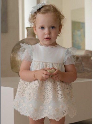 Miranda vestido Bebe Ceremonia Encaje "Lirio" 0120/V [0]