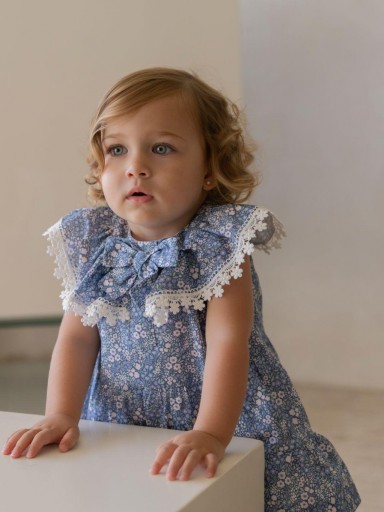 Miranda Vestido Bebe Estampado Flores Cuello "Madreselva" 0148/V [3]