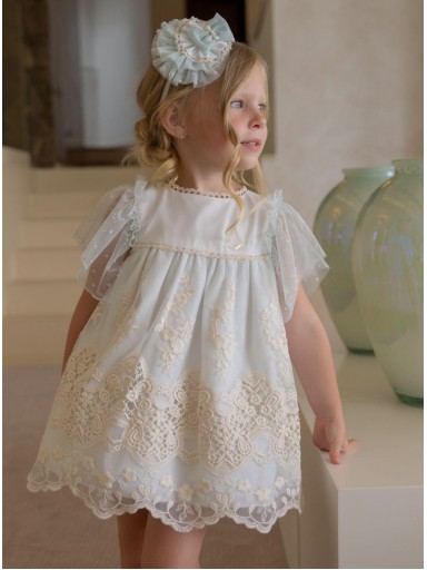 Miranda vestido Infantil Ceremonia Encaje "Lirio" 0220/V [0]