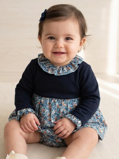 Daniesty Jesusito Cuerpo Marino Falda Estampada Flores Braguita Familia Marsella 001 [0]