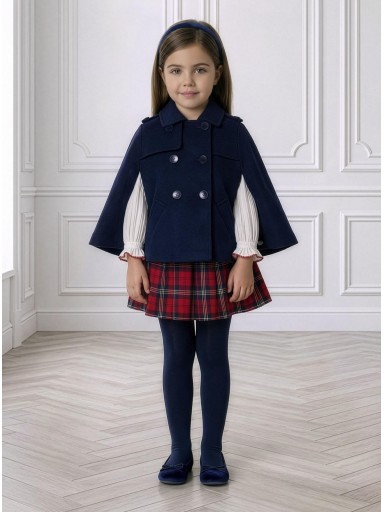 Miranda Capa Infantil Niña Paño Marino Botones 0262/CA [0]