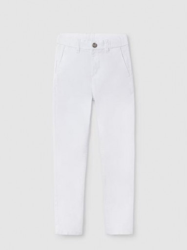 Mayoral pantalón chino slim  24-00530-012 Blanco