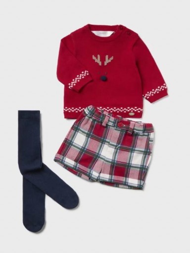 Mayoral Conjunto Pantalon Corto  y leotardo 14-02249-008 Rojo