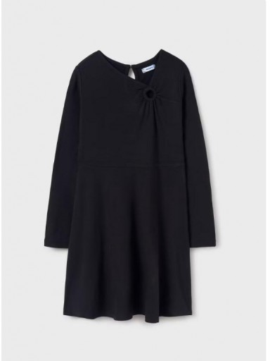 Mayoral Vestido punto arandela 14-07985-041 Negro