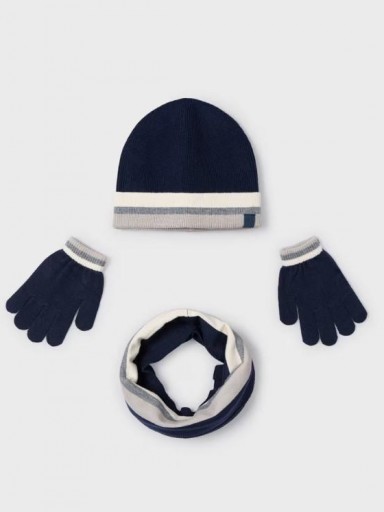 Mayoral Conjunto Gorro Cuello Guantes 14-10823-034 Marino