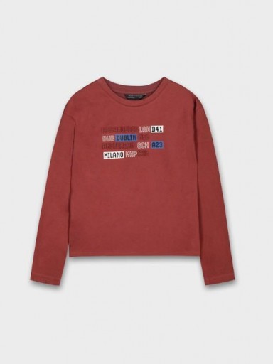 Mayoral Camiseta M/L Embossed 15-07012-045 Baya