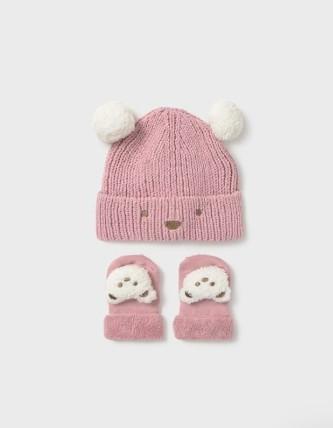 Mayoral Set de gorro y calcetines 15-09933-082 Orquidea