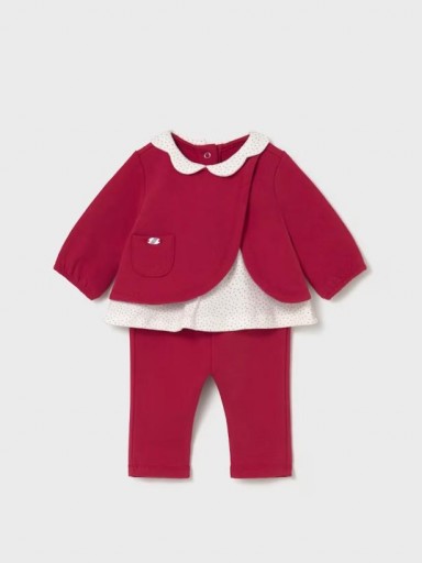 Mayoral Conjunto legging y camiseta 15-02707-077 Guinda