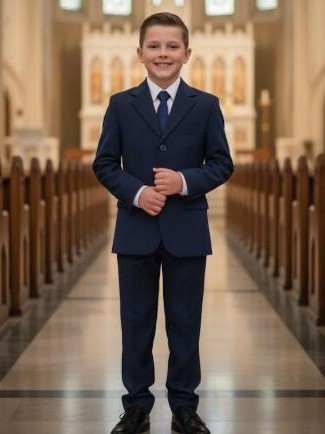 Americana niño  modelo "Señor" 30021 Marino