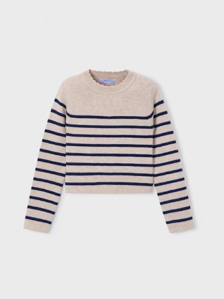 Mayoral Top Tricot Rayas 15-04014-020 Toffe Vig [0]