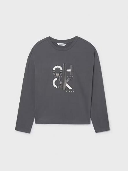 Mayoral Camiseta M/L 15-07028-015 Plomo [0]