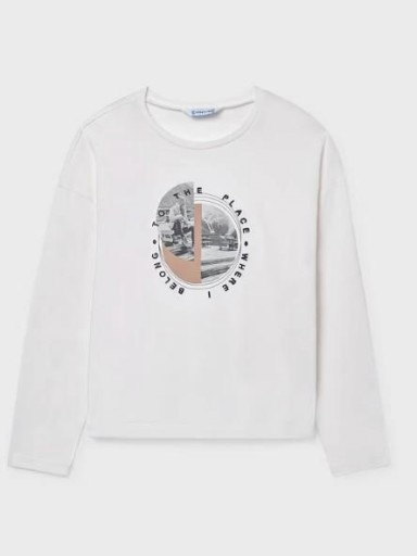 Mayoral Camiseta M/L Grafica 15-07023-018 Nata [0]