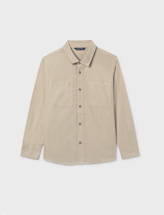 Mayoral Camisa M/L Utility 15-07109-073 Caliza