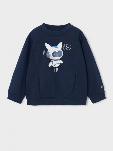 Mayoral Pullover Print 16-04454-053 Azul